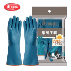 美丽雅胶皮手套加绒