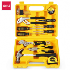 得力(deli)16件套多功能组合工具箱 办公居家常用工具套装