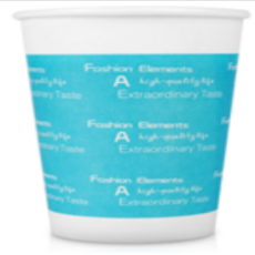 得力纸杯(蓝)(100个袋)250ml 240g五星纸+18gPE膜