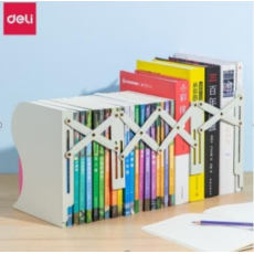 得力78631伸缩书立(深灰)(个)