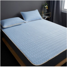 恒源祥冰丝凉席1.8m床1.5米三件套可折叠家用宿舍夏季席子可水洗