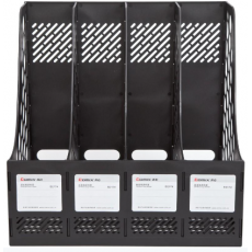 齐心，超省钱资料架 四格，B2174（16个/箱）