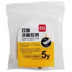 得力30412 EVA泡棉双面胶带