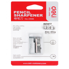 得力 0596 卷笔刀 (单位:只) 银色