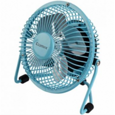 齐心（COMIX）电风扇/USB风扇/学生宿舍迷你小风扇 蓝色 办公文具L602