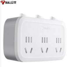 公牛（BULL）GN-9333 一转三插座/转换插头/电源转换器 3位分控无线转换插座
