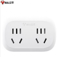公牛（BULL）GN-903 一转二插座/转换插头/电源转换器 2位无线转换插座
