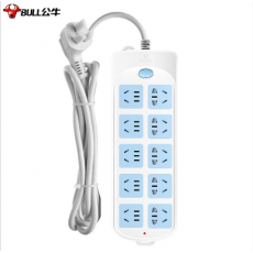 公牛插头二三脚插头3脚空调插头10a/16a插头2脚电线电源插头插座 403无电源线(10A) 8位 10米线