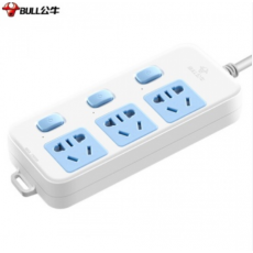 公牛（BULL）GN-314 插座/插线板 3位分控全长1.8米