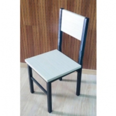 录播室椅子 黑架板木椅