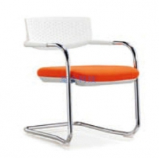 昊丰KY-089弓形会议椅（网布）橘红色/草绿色
