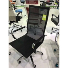 网面长靠背弓形椅XH180