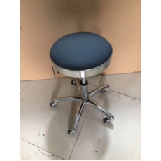 PU发泡凳子升降圆凳 软包固定款