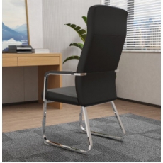 苏美特办公椅电脑椅会议椅老板椅皮质舒适加厚弓形椅-高背款