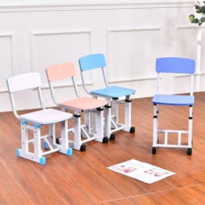 龙源家具儿童学习椅子 可升降学生写字椅带靠背座