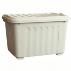 清清美 38L 塑料整理箱 米白色 33*37*50cm 计价单位:个