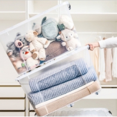 禧天龙加厚透明整理箱