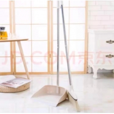 扫把簸箕套装 软毛扫帚 防风梳齿型