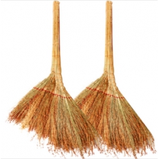 高粱苗笤帚家用客厅学校工厂天然植物材高粱扫把室内单个锅刷