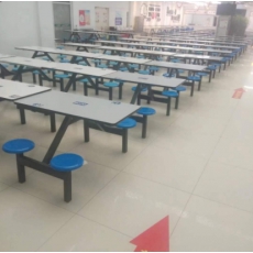 四人连体餐桌凳1200*600*740mm