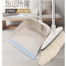 佳彩杰 扫把簸箕套装家用仿猪鬃毛软毛笤帚扫帚