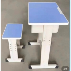 单人升降课桌凳