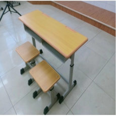 双人升降课桌凳