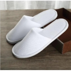 5个水波纹防滑鞋底+纸板+拉毛绒（镶底工艺） 一次性拖鞋