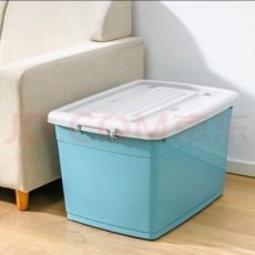 收纳箱 单只装大号 加厚塑料收纳箱整理箱衣服被子储物箱儿童玩具收纳盒搬家箱打包箱子150L