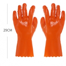 胶皮手套 加厚PVC防滑手套 防护手套 防滑颗粒手套 1双