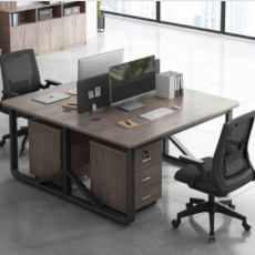 1.2m双人卓两把实木椅