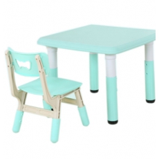 卡皮儿童桌椅套装塑料幼儿园四方桌小桌子小椅子宝宝学习吃饭桌