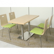 快餐桌 餐厅食堂餐桌 4人餐桌1200*600*750