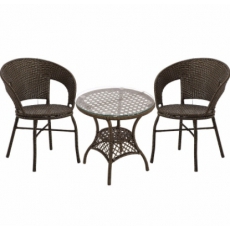 藤制小茶几休闲阳台桌子迷你小户型简约现代户外庭院茶桌椅组合