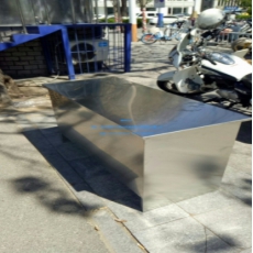 天烑办公桌(订制不锈钢)