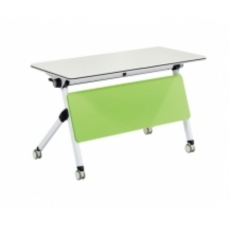 荣将 培训桌 简约会议双层折叠桌长条拼接阅览桌 FT-025-1200*400*600