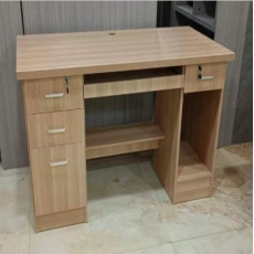 实木办公电脑一体桌