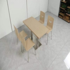食堂餐桌椅(一桌四椅)