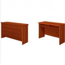 MA106条桌办公培训桌会议实木皮双人条形1200*400*760