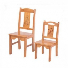 中木仁家 长28*宽31*高55.5CM 儿童靠背椅 实木材质 绿色环保