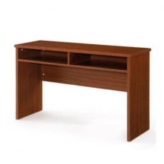 国景长条桌 高密度板 实木贴皮 红樱桃色 1200*400*760mm