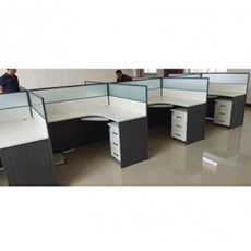 办公六位工作台