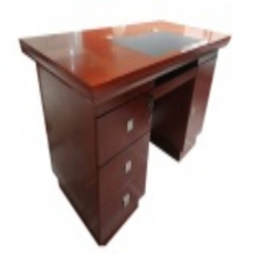 办公家具老板桌办公桌班台中式实木贴面油漆经理桌1.6m